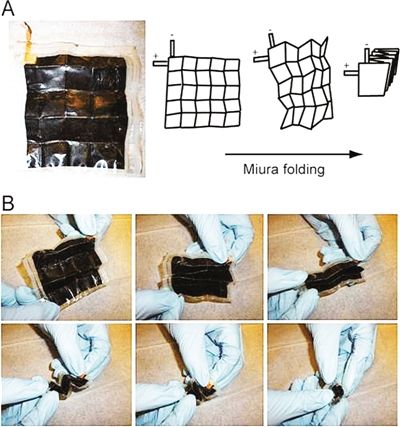 纸基锂离子电池可折叠 能量密度提高14倍